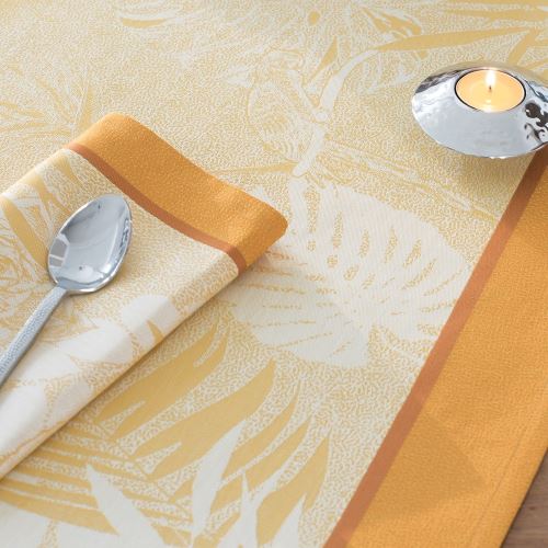  Nappe Borneo Ambre 155x260 Garnier-Thiebaut 
