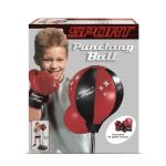 Sac de Frappe Anti-Stress Punching Ball de Bureau 13 cm x 40 cm Balle de  Punching de Bureau Stress Buster avec Ventouse pour Bureau Maison Vitesse  et
