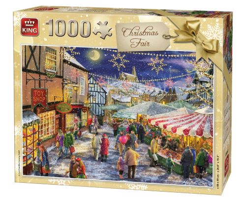 King Puzzle puzzle Marché de Noël 1000 pièces