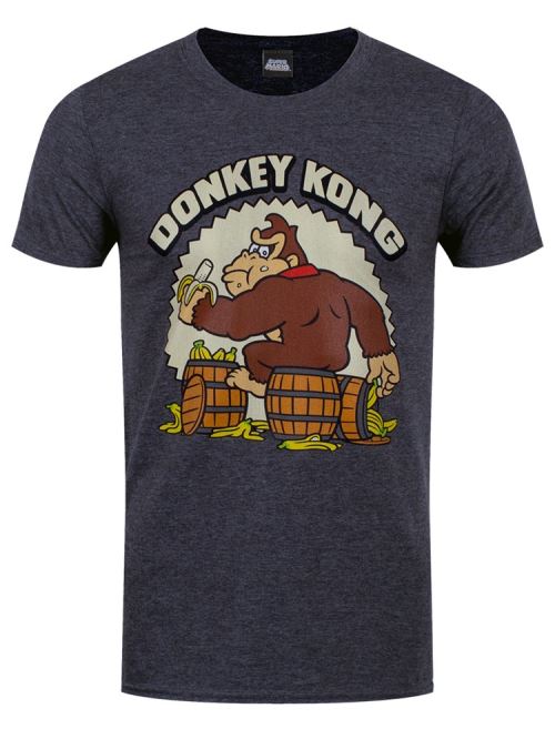 Nintendo T-Shirt Donkey Kong Homme Gris - Taille M