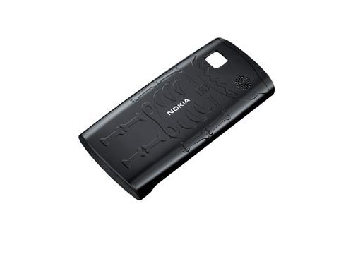 Nokia Xpress-on CC-3024 - Protection pour téléphone portable - noir - pour Nokia 500