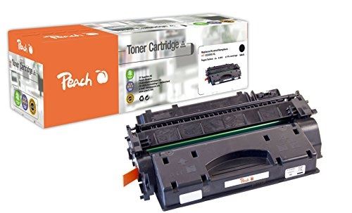 Pêche pt572 cartouche toner compatible avec hp ce505 x xl, noir peach kompatible toner+tinte