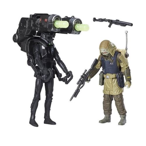STAR WARS Rogue One - REBEL COMMANDO PAO & IMPERIAL DEATH TROOPER - Pack 2 figurines 10cm