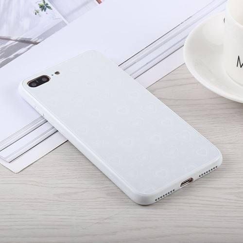 Iphone 8 Plus Coque Protection Plastique Dégradé Blanc Als89894