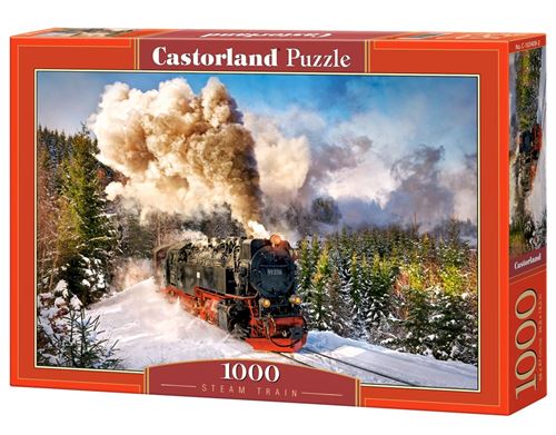 Castorland Jigsaw Steam Train à Steam Train de 1000 pièces