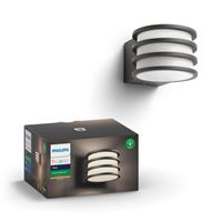 Applique murale extérieure Philips Hue Lucca Anthracite 9.5W