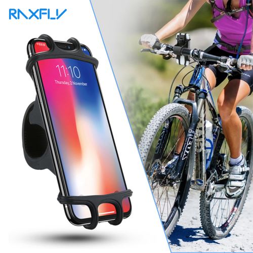 RAYMOND 646257 Support de smartphone en silicone pour vélo - réglable 360°