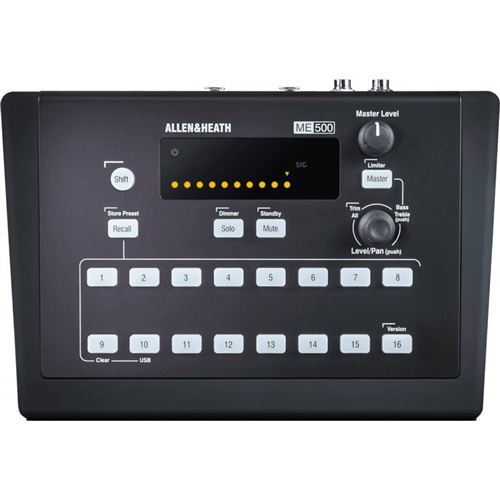 Allen & Heath ME-500 console de mixage pour le monitoring personnel