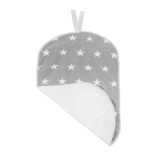 Matelas à langer portatif collection 'Little stars' Roba 90x53cm - Gris/Blanc