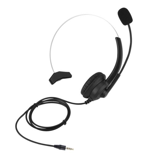 Casque de Téléphone de Centre d'Appel à Réduction de Bruit - Prise de 3,5 Mm