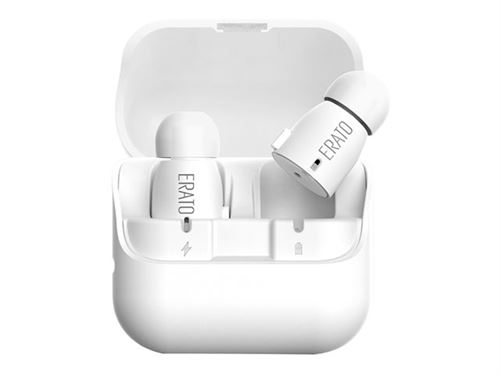 Erato Verse - Werkelijk draadloze koptelefoon met micro - inwendig - Bluetooth - wit