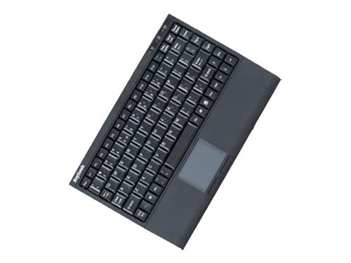 KeySonic ACK-540U+ Clavier avec pav&eacute; tactile USB US noir