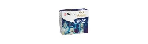 EMTEC - 5 x BD-RE - 25 Go 2x - argent - boîtier CD