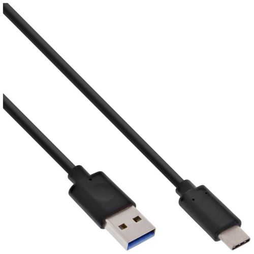 Câble InLine® USB 3.1, type C mâle à A mâle, noir, 1,5 m