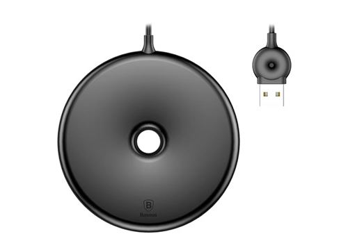Chargeur Sans Fil Rapide Baseus Donut - 10W - Noir