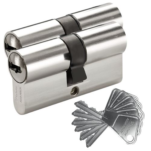 2 Cylindres Vachette V5 Barillet double entrée 30 x 30