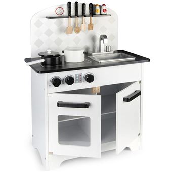 Leomark Cuisiniere Educatif Design En Bois Jeu D Imitation Cuisine