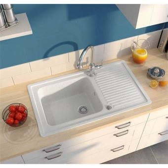 Evier De Cuisine Reversible A Encaster 1 Cuve En Minerale