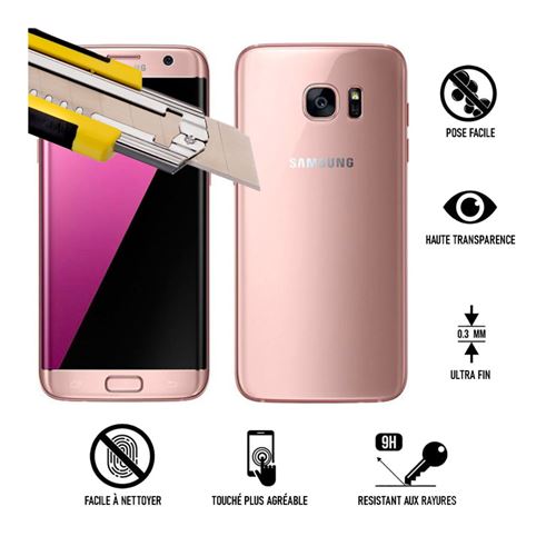 Film de protection pour Samsung Galaxy S7 Edge (Verre trempé incurvé) (G935, G935F, G935FD)