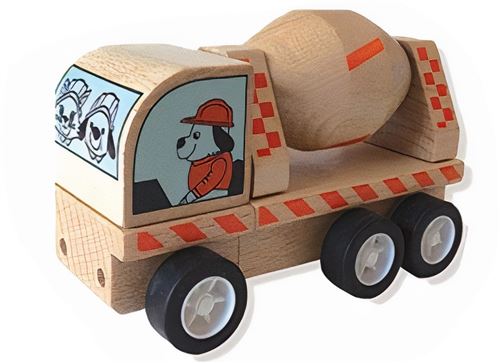 Manhattan Toy jouets d'activité Bétonnière Bois de varoom 10 cm