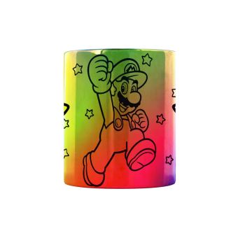 Mug Nintendo Super Mario Star Power effet métallique 325 ml