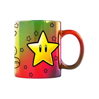 Mug Nintendo Super Mario Star Power effet métallique 325 ml