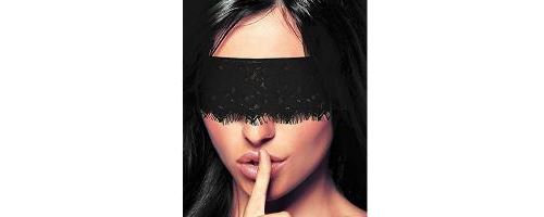 Masque en dentelle de Ouch! (Couleur : NOIR)
