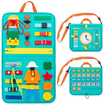 Arvona Busy Board - Planche d'activités pour tout-petits - Jouets  Montessori pour