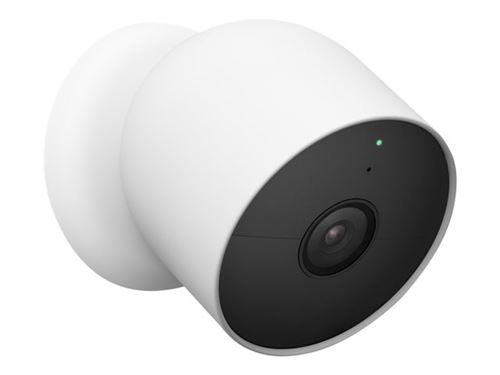 Caméra de surveillance sans fil Bluetooth Google Nest Cam intérieure-extérieure  Blanc neige - Fnac.ch - Caméra de surveillance