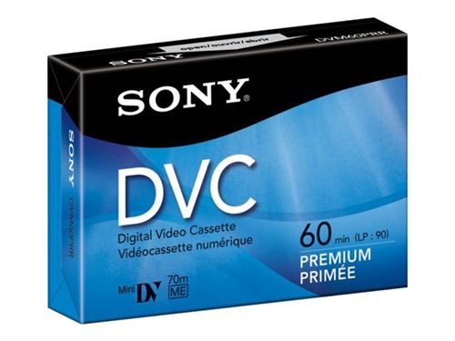 Acheter Sony DVM-60PRR - Premium - Mini-cassette vidéo - 1 x 60min État correct - 14,93 € Sony DVM-60PRR - Premium - Mini-cassette vidéo - 1 x 60min État correct - reconditionné disponible sur Fnac