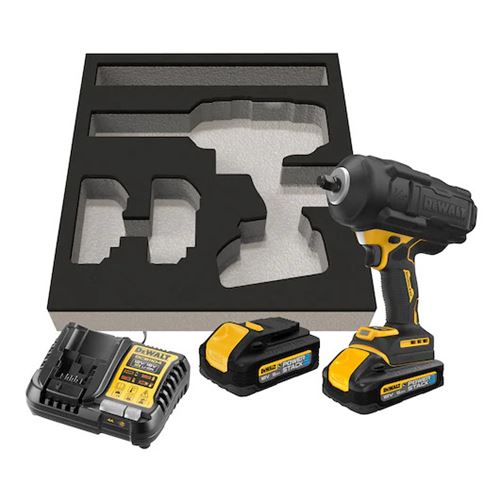 Non Communiqué Boulonneuse À Chocs Xr 18V - 1/2' - Dewalt - Avec 2 Batteries 18V 5.0Ah - Chargeur - Mousse Pour Servante - Dcf961h2g-Qw