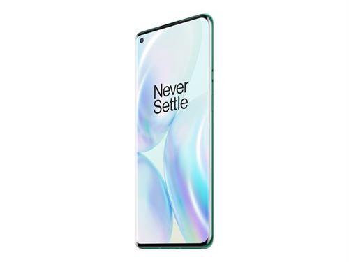 OnePlus 8 Pro - 5G smartphone - double SIM - RAM 8 Go / Mémoire interne 128 Go - écran OEL - 6.78"" - 3168 x 1440 pixels (120 Hz) - 4x caméras arrière 48 MP, 8 MP, 48 MP, 5 MP - front camera 16 MP - vert glacial  -  reconditionné disponible sur Fnac