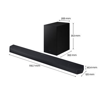 Barre de son Samsung Q-Series HW-Q700C Noir