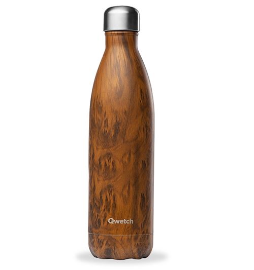 Bouteille isotherme Qwetch Originals Wood - vue 3