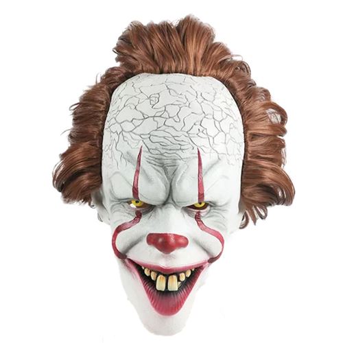 Latex Masque Halloween Cosplay accessoires de fête de danse de fête de vacances-Clown Tueur