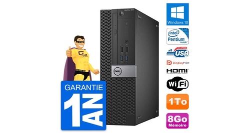 PC Dell Optiplex 3040 Sff Intel G4400 Ram 8Go Disque 1To Hdmi Windows 10 WiFi