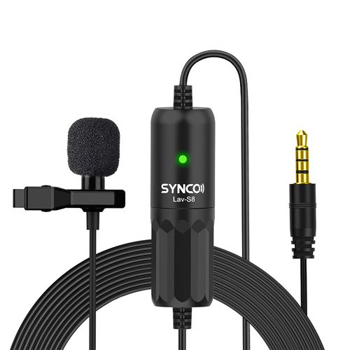 Micro Lavalier SYNCO Lav-S8 Noir