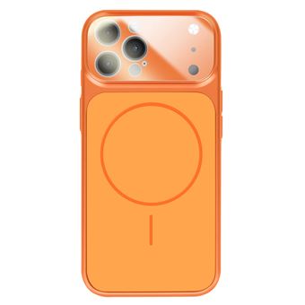 Coque pour iPhone 12 Pro Compatible MagSafe Finition AG Glass Mate Avizar Orange - 1