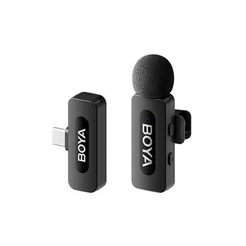 Boya BY-V10 Microphone cravate sans fil Android USB-C Noir - Image 4