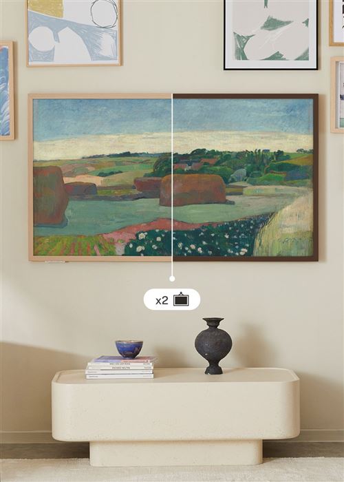 TV ART MATTE Téléviseur intelligent QLED 4K 55' avec écran antireflet et galerie d'art