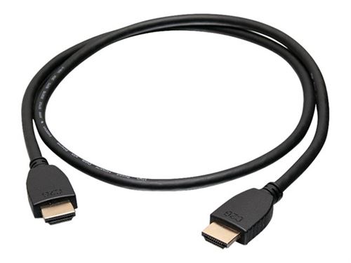 C2G Câble HDMI 10t 4K avec Ethernet - Haute Vitesse - Câble UltraHD - M/M - Câble HDMI avec Ethernet - HDMI mâle pour HDMI mâle - 3.05 m - blindé - noir