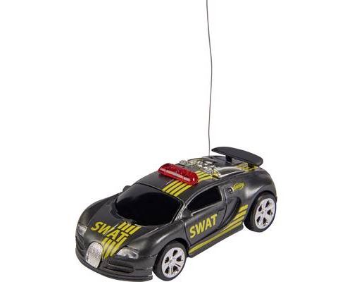 Carson Modellsport 404218 Nano Racer SWAT 1:60 Auto RC électrique Voiture de course avec accu, chargeur et piles pour lémetteur