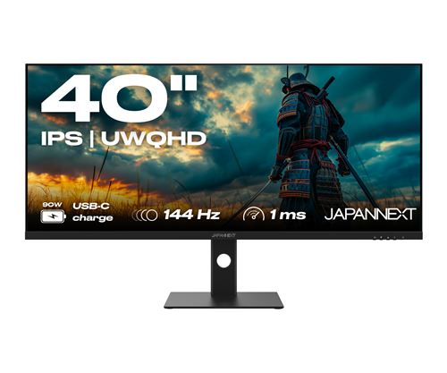 &Eacute;cran de jeu Japannext Jn-ips401uwqhd144-c90w 40 pouces IPS Uwqhd 144 Hz 1 ms