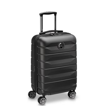 DELSEY PARIS - AIR ARMOUR - Valise cabine rigide 55 cm x 35 cm x 23 cm cm - 36 L - S - Noir