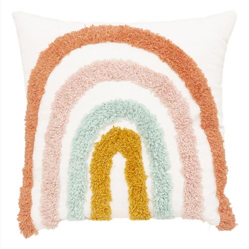 Non Communiqué Multicolore Atmosphera For Kids - Coussin Enfant "Arc-En-Ciel" 38X38cm - Image 1
