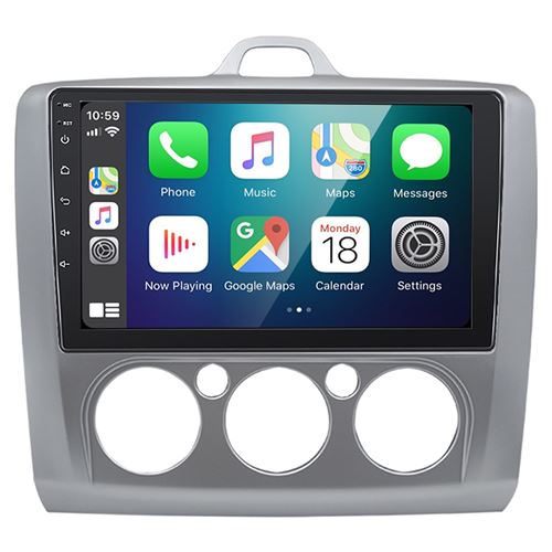 Autoradio Gearelec 9 Pouces Android pour Ford Focus 2004-2011 avec carplay Andriod Auto 2+32GO