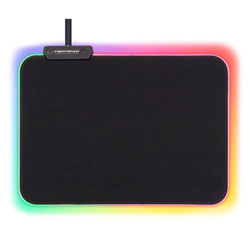 Non Communiqué Tapis De Souris, Gaming Esperanza - Eclairage Rvb - 35 X 25 Cm