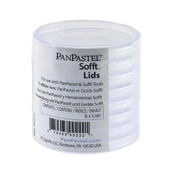 Couvercles pour pots de pastel PanPastel - Plastique - Transparent - 8 pièces - 1