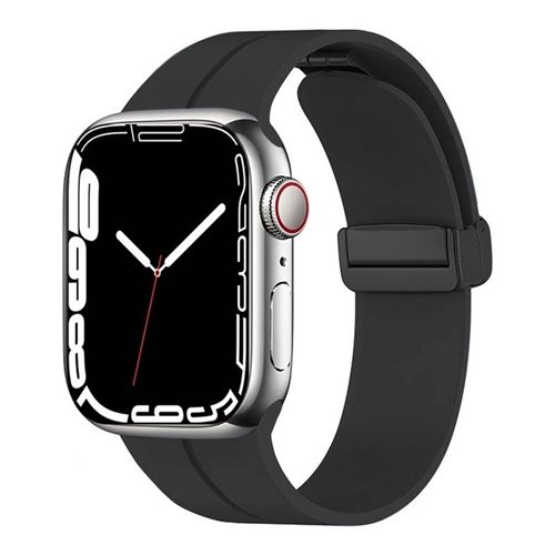  Bracelet pour Watch 38/40/41mm Sport &agrave; fermeture aimant&eacute;e Eko Noir 