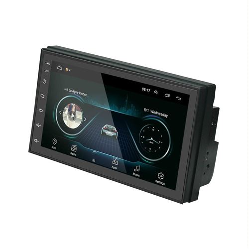 Autoradio 7 Pouces Android GPS Bluetooth MP5 Lecteur Vidéo USB FM 1GB+16GB YONIS